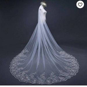 Cathedral length bridal veil